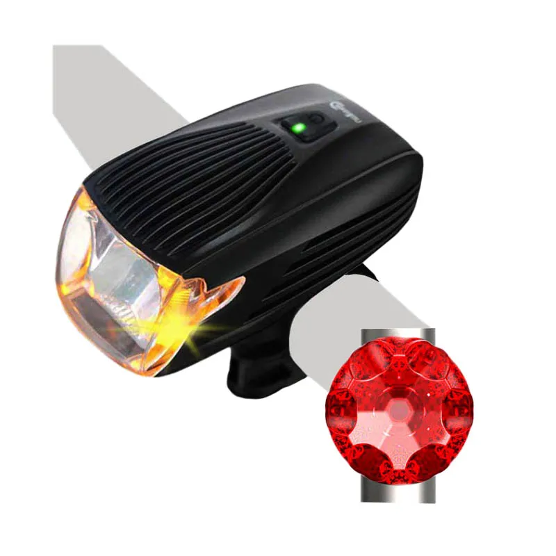 Buy USB Rechargeable Bicycle Light Bike brake tail