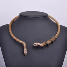 Wild Sexy Steampunk Serpiente Gargantillas Colar Colares Masculinos manera Collares Accesorios de La Joyería Bijuterias Joias Ouro 18 K Marca