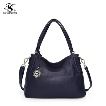 

New Fashion 2019 Handbags Women Shoulder Crossbody Bag Female Casual Large Totes Cowhide Leather Ladies Hobo Messenger Bag
