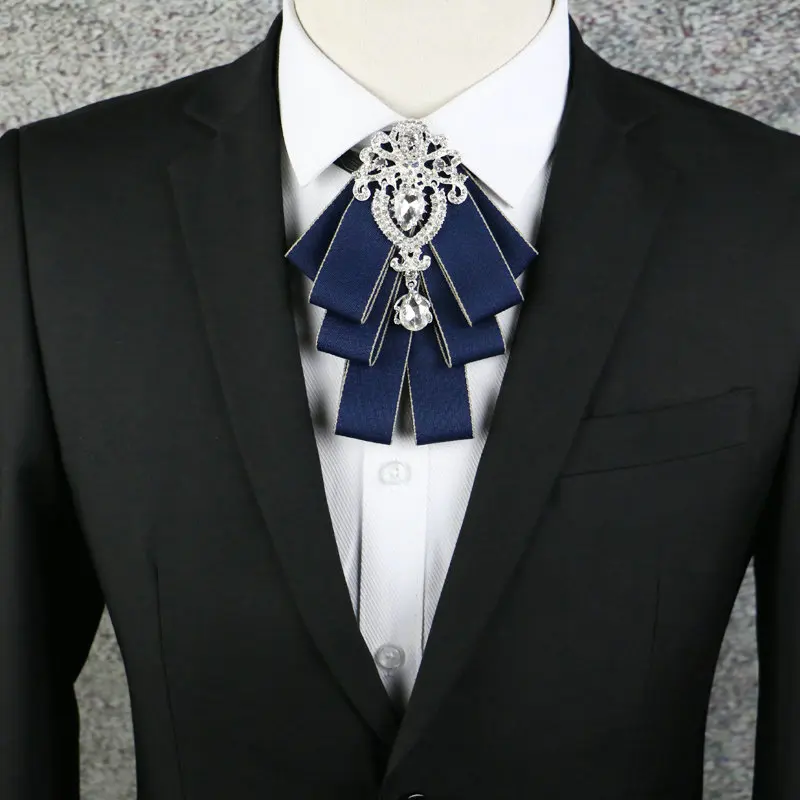 2020 British Men Women Wedding Business Party Shirt Neck Bow Tie Cravat ...