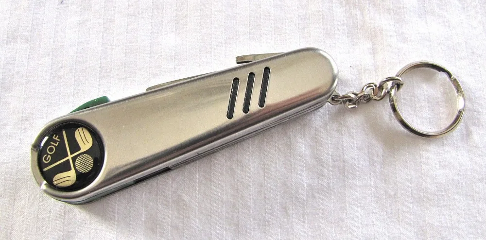 Multi function knife golf multi Tool Divot Repair,Marker,Brush,pen,ball marker,All-in-One Key Ring Golf Tool Pocket Knife Multi function knife golf multi Tool Divot Repair,Marker,Brush,pen,ball marker,All-in-One Key Ring Golf Tool Pocket Knife