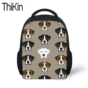 

THIKIN Boxer Dog Printing Baby Mini Backpacks for Kids School Bags Kindergarten Backpack Children Schoolbag Girls Shoulder Bags