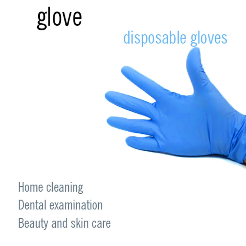 5 пар синие одноразовые нитриловые перчатки порошок атмосферный для медицинского использования Хо промышленного использования латексные тату-перчатки 1O17