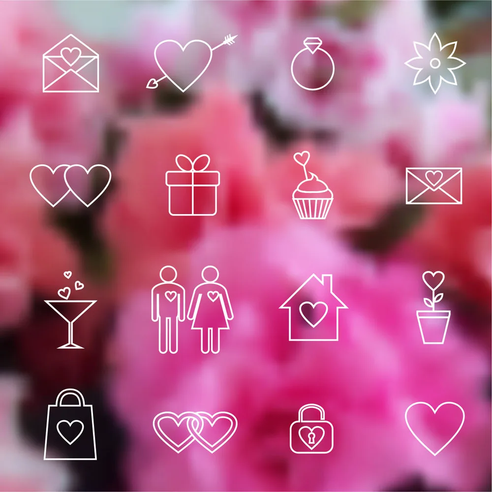 

10x10ft Vinyl Custom  Photography Backdrops Props Valentine day Studio Backgrounds TEPVA-1720