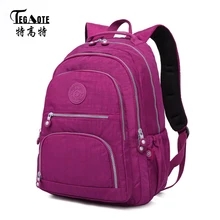 TEGAOTE, классический рюкзак для женщин, школьная сумка для девочек-подростков, нейлоновые рюкзаки, Женская Повседневная дорожная сумка для ноутбука, Mochila Feminina