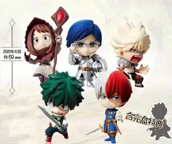 2019 мой герой Academy DLT Vol.1 Midoriya Bakugou Todoroki Ochaco Mini Q версия Фигурки игрушки 6 шт./компл