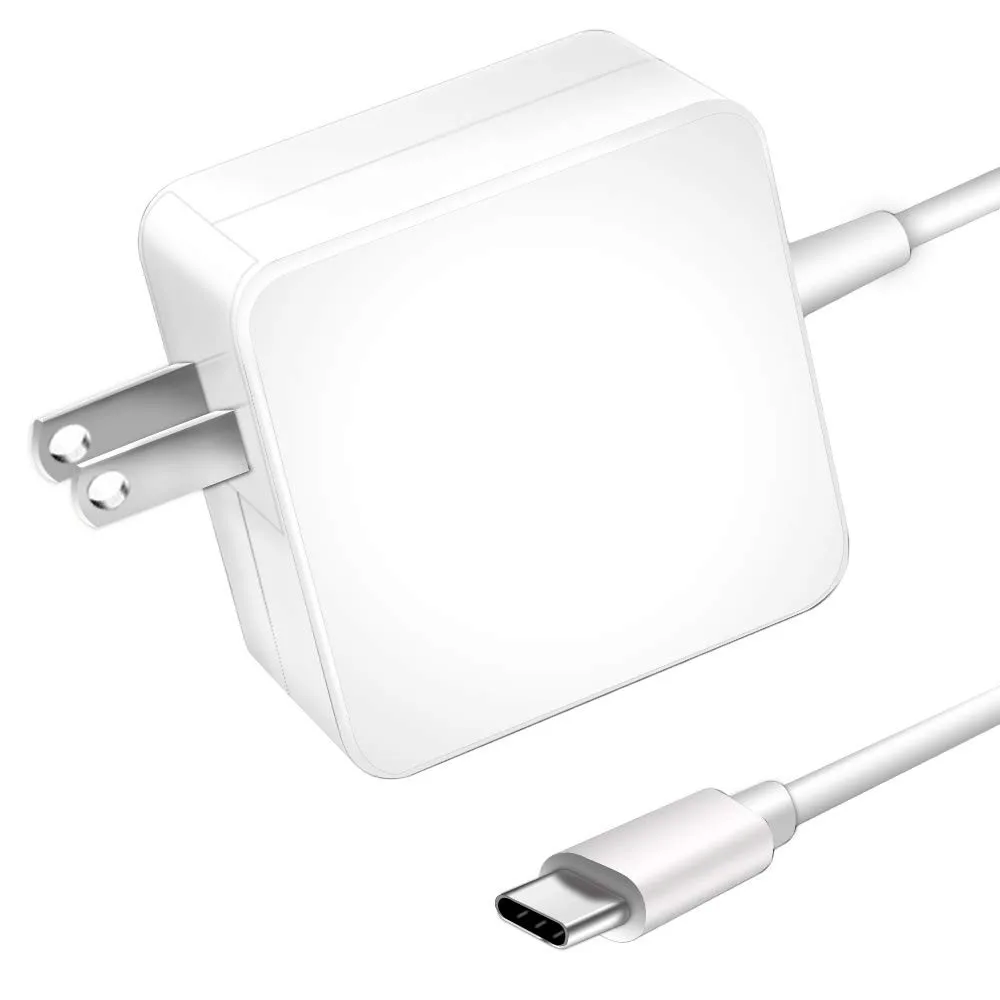Адаптер питания USB C 45 Вт Type зарядное устройство совместимое с MacBook/Pro Lenovo ASUS Acer Dell