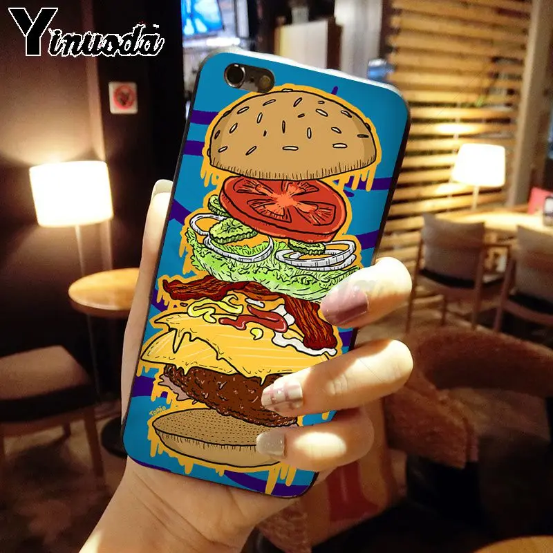 Cute food french fries burger pizza