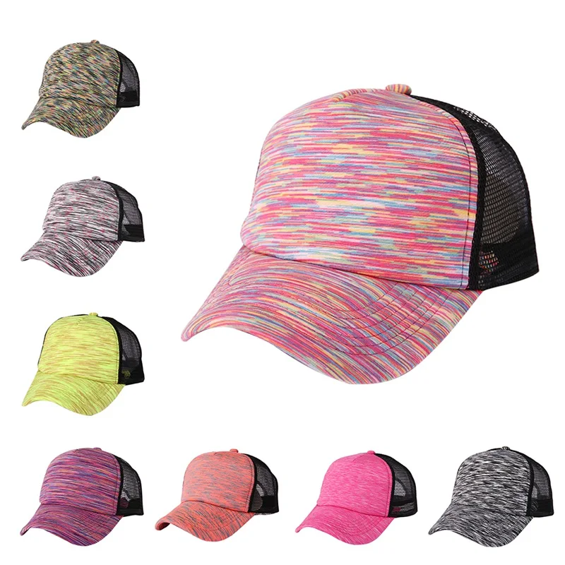 التجفيف السريع تنس كاب Brathable قناع تشغيل الرياضية مخطط تنس كاب Snapback القطن قبعة الشمس في الهواء الطلق الرياضية أغطية الرأس