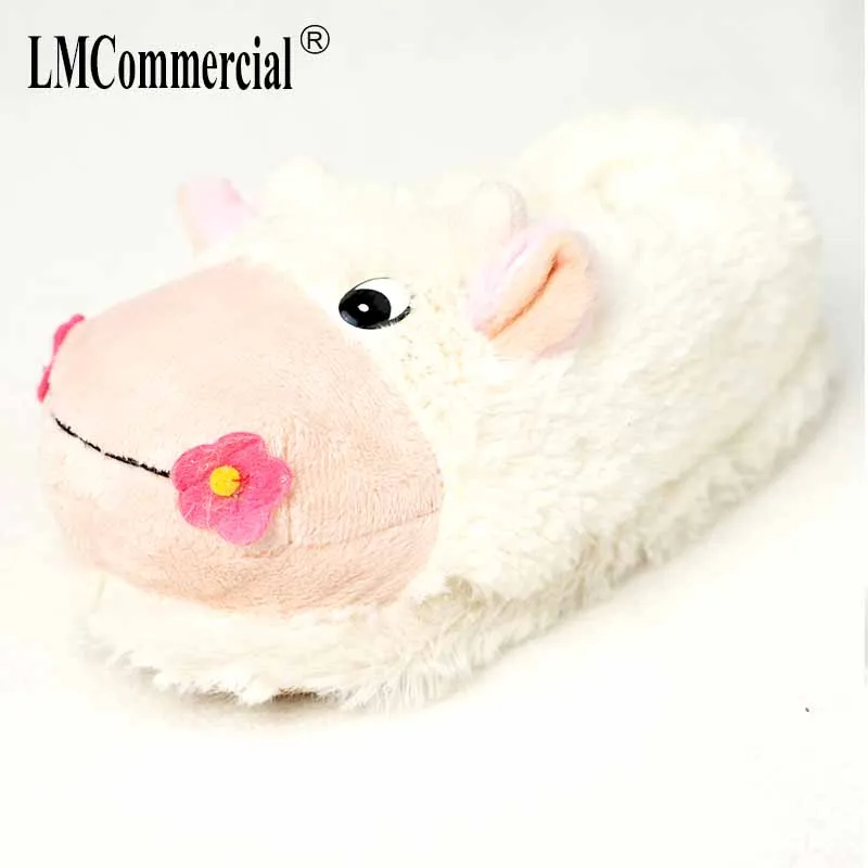 fur slippers timber Anime Cartoon Slippers Lovers Warm Woman Slippers
Winter Plush Home Floor Shoes House Slippers Children