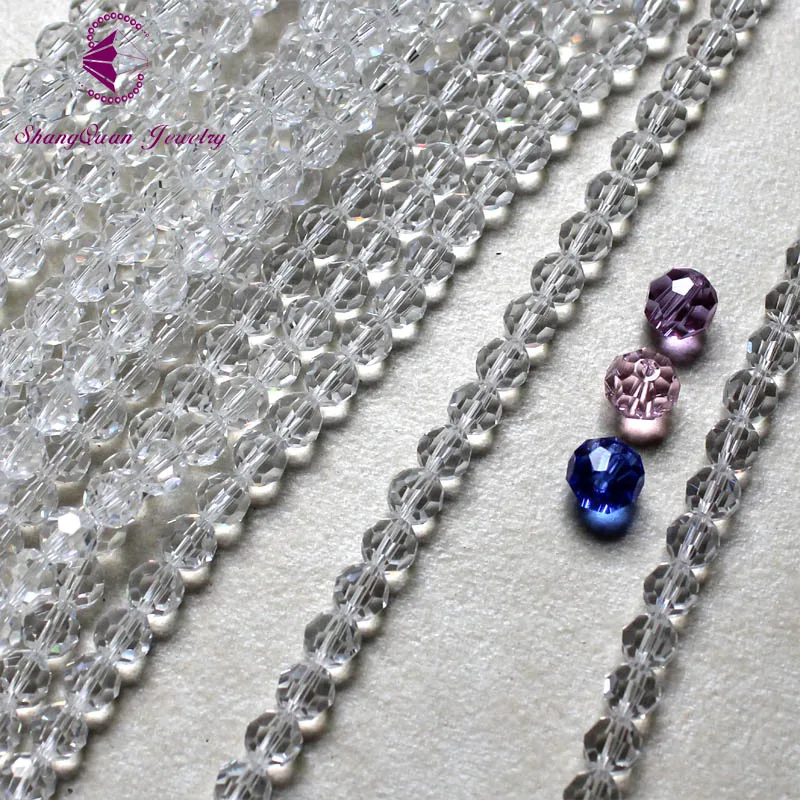 

AAA Football Faceted Austrian crystal beads 6mm 100pcs High quality Round crystal Loose beads for jewelry making bracelet DIY