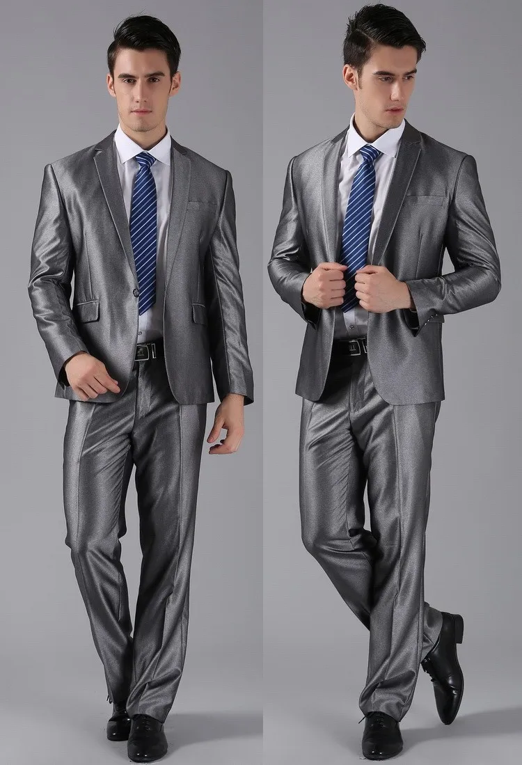 1 button silver