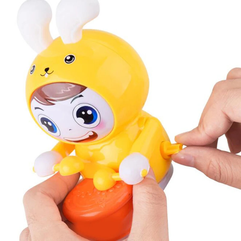 1 Pc Cartoon Electric Drumming Rabbit Light up Soft Ears Chains