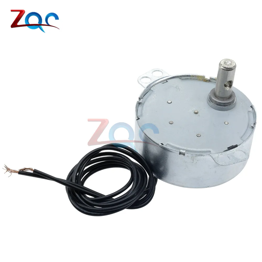 AC 220 240V/переменного тока 12V 50/60 Гц Синхронный двигатель 5 6 об/мин прочный высокий
