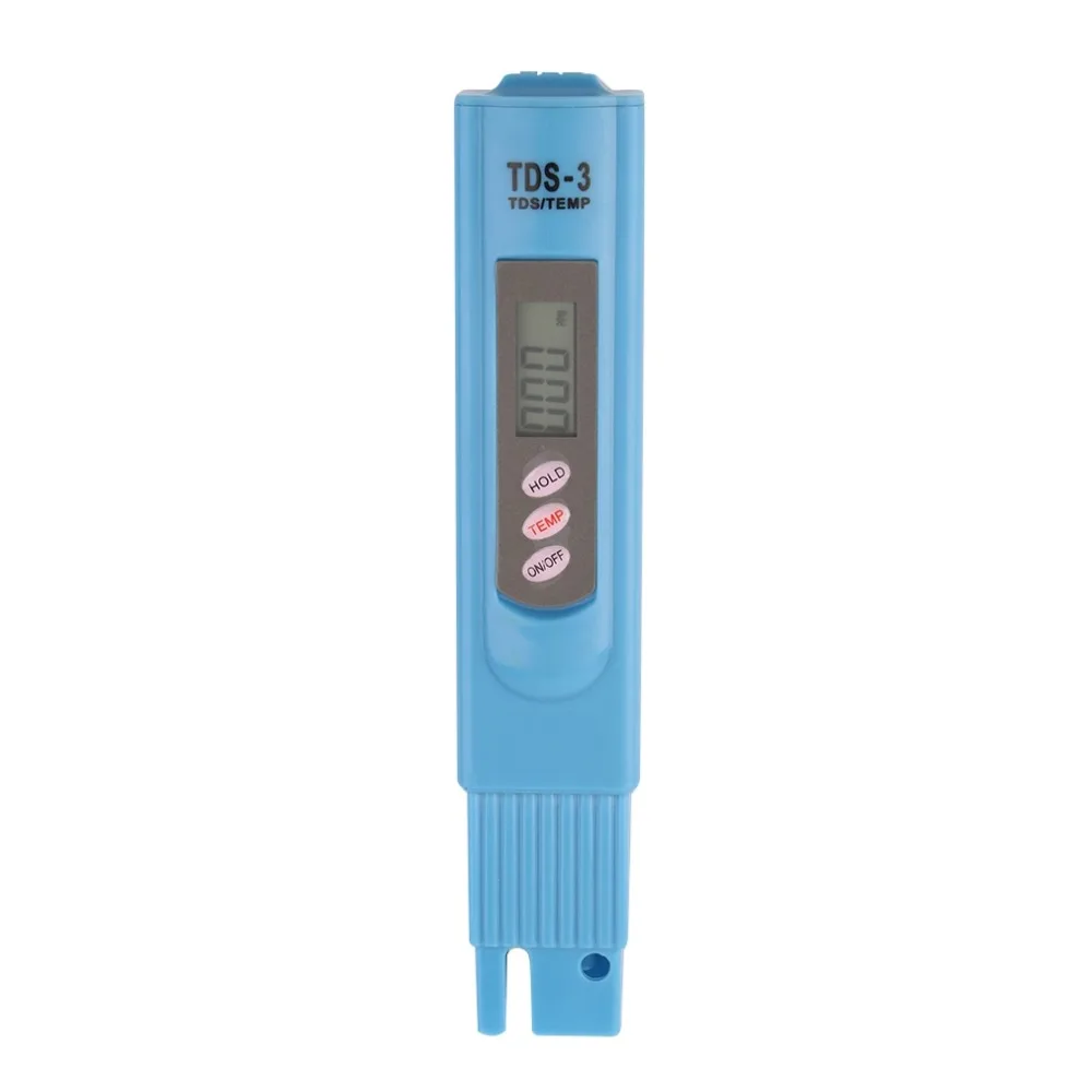1 шт. TDS портативный ЖК-дисплей цифровой 0-9990ppm тест качества воды ручка анализатор твердости