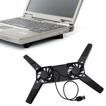

Creative Smart Portable Slim USB Fan Laptop Cooling Pad 2 Fans Cooler Plug Play for Notebook PC Laptop Computer Peripherals