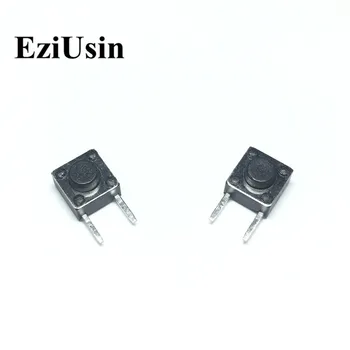 

EziUsin 100pcs 6*6*5 Side Feet Pins PCB Keyboard Light Touch Micro Switch Mini Touch Button Keys Interrupteur DIY For Maker 6x5