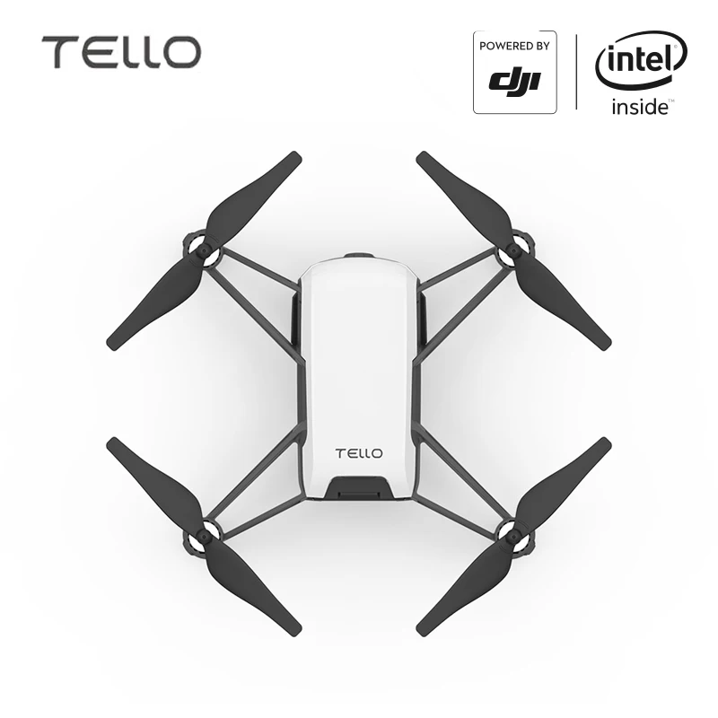 Дрон с камерой DJI Tello 5 Мп фото, электронная стабилизация изображения Ryze Tello с 720P HD Трансмиссия квадрокоптера FVR вертолет