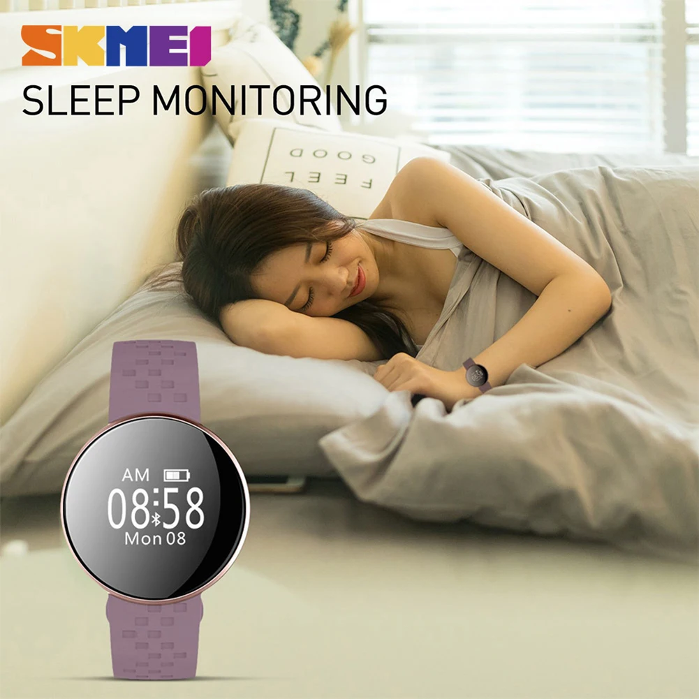 

SKMEI Unisex Sport Smart Watch IP76 Waterproof Camera Remote BT Call Message Remind Sleep Monitor