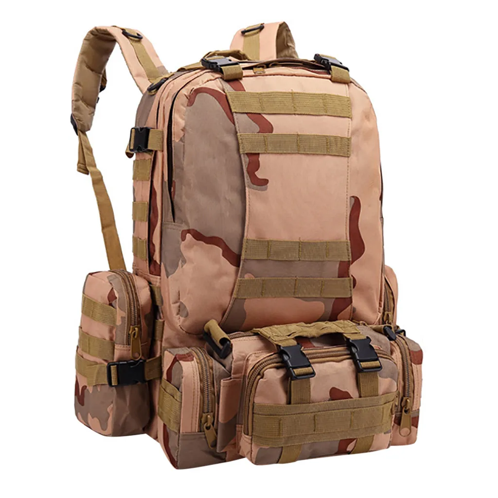 Camping Hiking Backpack Military Tactical Bags Outdoor Rucksack