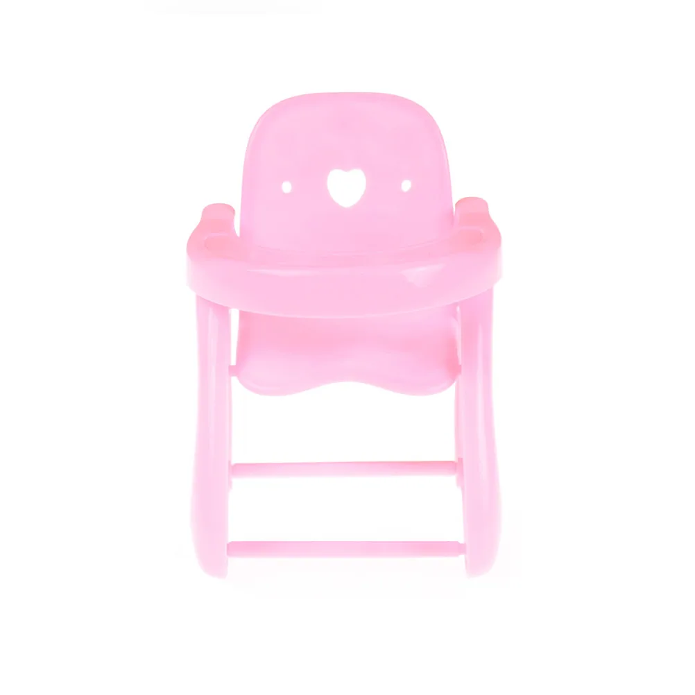 Горячая 1 шт. милый розовый Кукольный домик обеденный стул кукла обеденный стул игрушка для детей подарок Детские куклы аксессуары