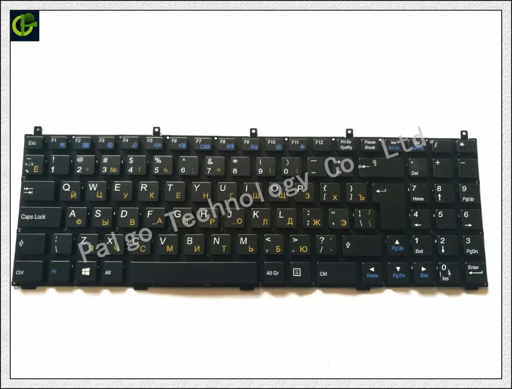 Russian RU Keyboard for DNS 0146174 0146270 0147410 0147455 0147976 0149447 0149448 0149954 0150003 0150166 Black