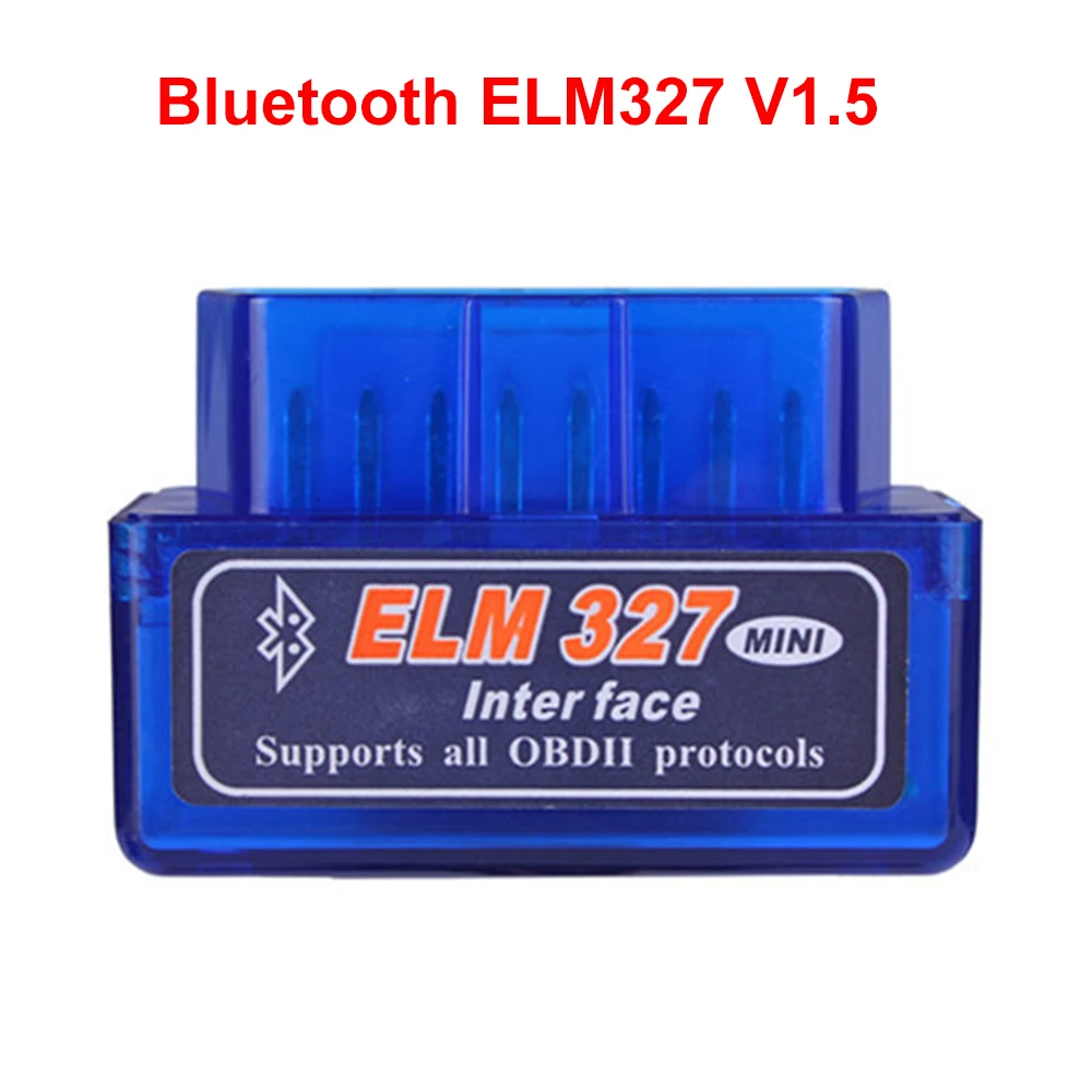 Мини ELM327 V1.5 оборудование работает мультибрендовый Автомобили Беспроводной Bluetooth Android ELM 327 1.5 супер OBD2 может-bus код читателя DY135