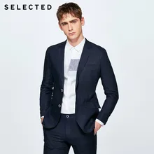 Отборный мужской льняной классический приталенный Блейзер льняной деловой Повседневный пиджак одежда S | 418272503