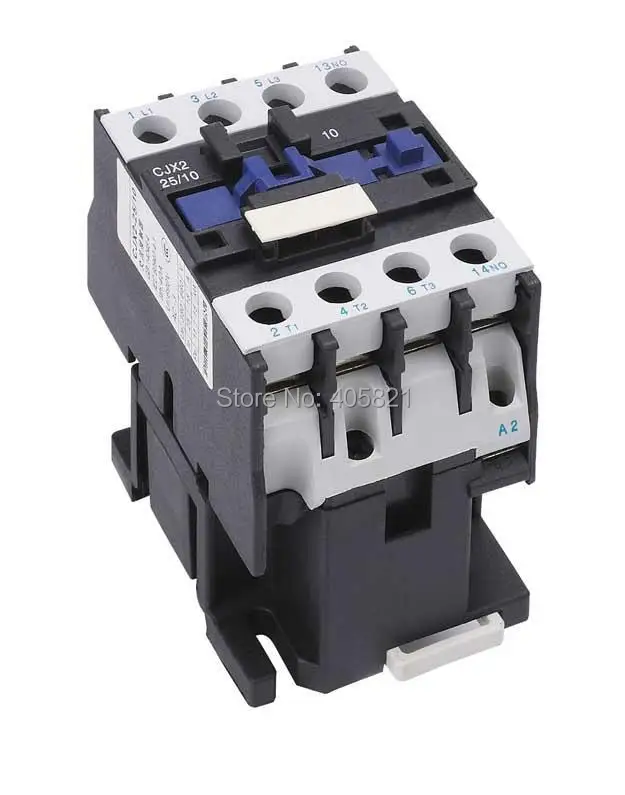 

AC Contactor LC1 CJX2-25 3P 25Amps 85% silver contact point 24V 36V 48V 110V 127V 220V 380V 415V