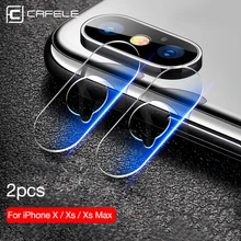 CAFELE Camera lens Screen Protector for iphone X Xs Max Clear Camera Tempered Glass For iphone Xs Seamless covering Anti-scratch