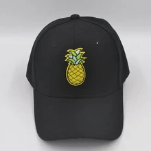 Весенняя женская кепка Snapback 3D Ананасовый Узор шапка с принтом Мужская летняя бейсболка s хип хоп шапки для девочек Casquette Homme