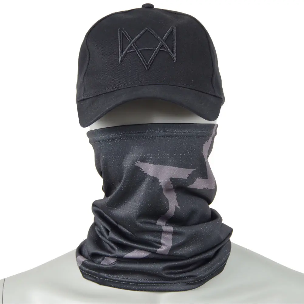 Лидер продаж маска для лица с изображением собак + Кепка костюм Aiden Pearce