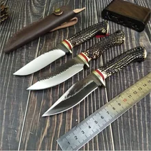 Тактический охотничий нож для выживания EDC инструменты Мачете Рэмбо нож походные ножи боевые ручной работы фиксированное лезвие Танто Кинжал нож S