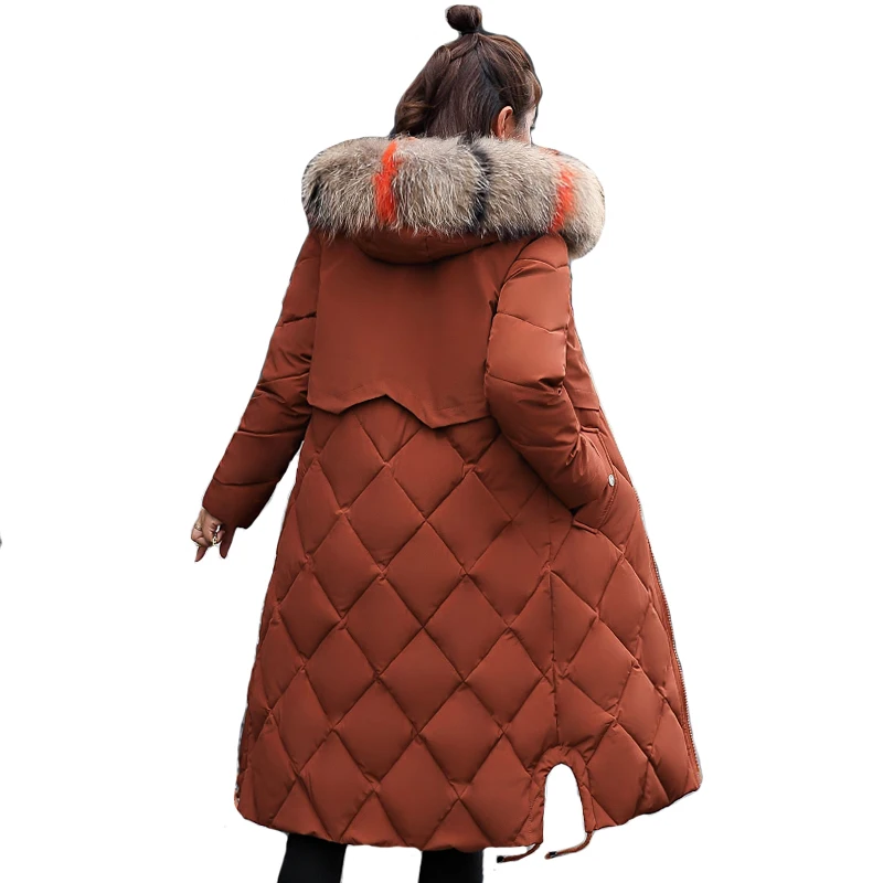 #*Cheap With Big Fur Collar Hooded Winter Jacket Women Long Warm Thicken 2019 High Quality Female Coat Long Parka Parkas Padded Coats
