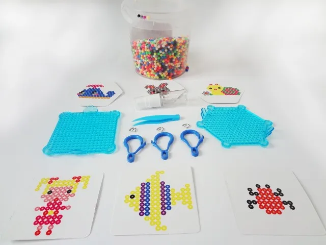 [Просто добавьте бусы] Epoch бусы детские развивающие игрушки DIY волшебные шарики головоломка упакована волшебная вода Beados ведро Упакованные наборы