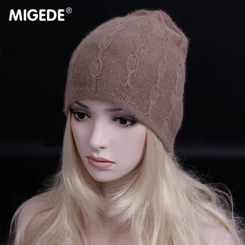 

2017 Russian export soft Wool knitted caps women's winter hats female skullies beanies Outdoor Casual warm women's hats