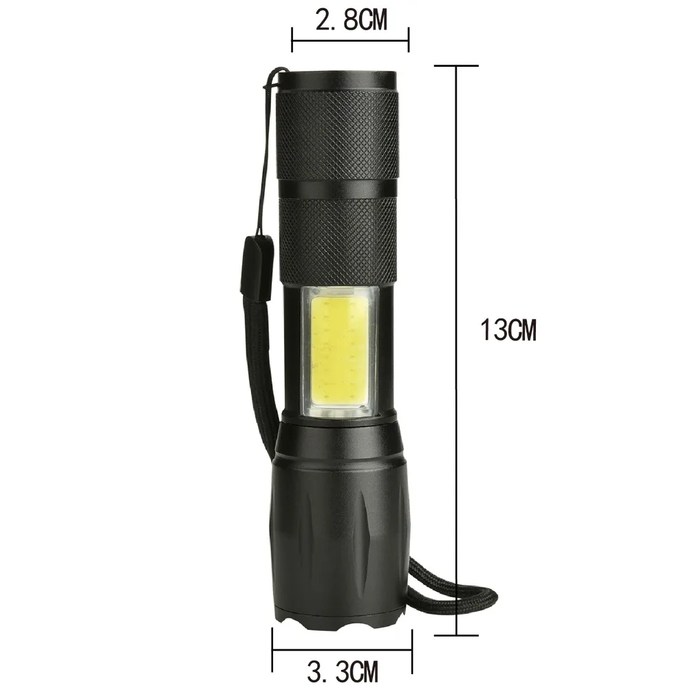 Litwod z20 103 Micro USB порт перезаряжаемый светодиодный фонарик Фонарь XML T6 COB 5000LM 4 режима