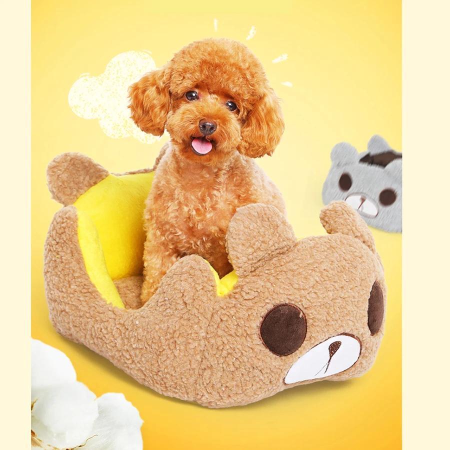 

Cute Dog Washable Mat Bear Sleeping House Bed Soft Pet Blankets Cojines Para Sofa Cat Litter Mat Cobertor Puppy Kennel 70D0724