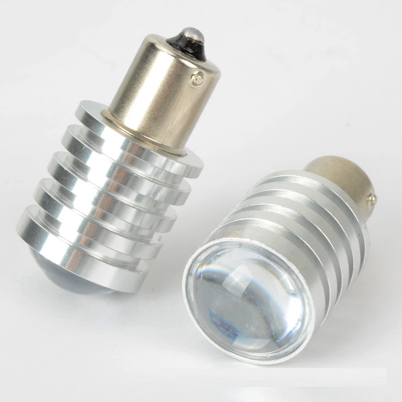 

2PCS New White 1156 BA15S P21W High Power Q5 LED Car Bulb Reverse Light 12V Car Lamp Lights Free shipping
