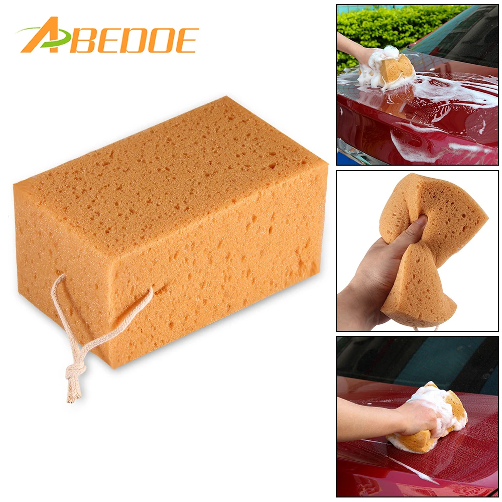 ABEDOE Auto Car Windshield Soft Wash Sponges Pad Vehicle Cleaning