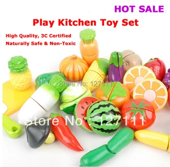 

Baby toy Child fruit kitchen toy play set kindergarten toy 7pcs per set