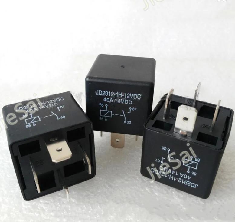 

4 pin normally open auto relay JD2912-1H-12VDC 40A 12v automotive relay for car