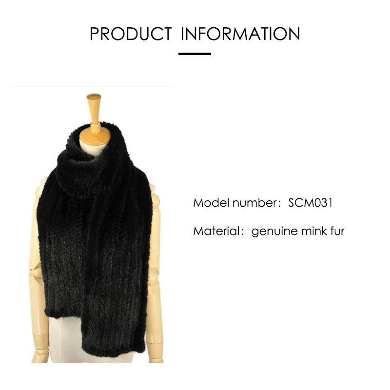 SCM031 Бесплатная доставка 100% Натуральная норки красочный шарф женская Норковая зимние теплые модные однотонные шарфы