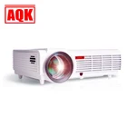 Best Price as low as $216.00 New Arrival! Brightness 5500 Lumens Long life LED lamp Full HD LED home cinema projector 3D lcd Multimedia video game Projector