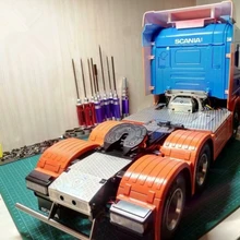 1/14 Масштаб RC автомобильные запчасти тракторы Tamiya прицеп декоративная пластина Нескользящая пластина Scania R620 R470 56323 56327