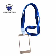 Держатель для удостоверения личности работника из алюминиевого сплава с шнурком