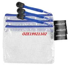 Синий гриддинга ручка Pencile документы файл держатель мешка