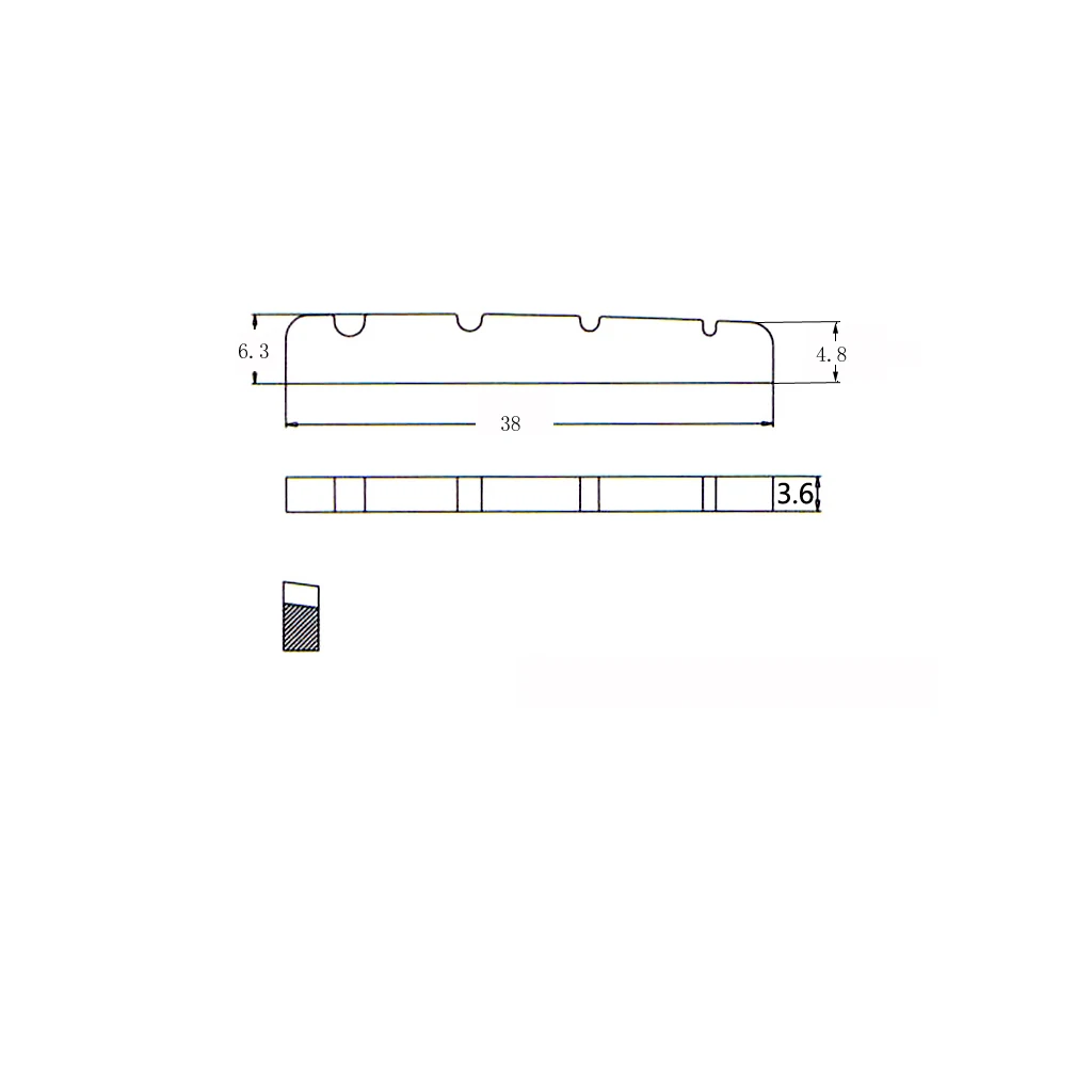 Stainless Steel Electric Guitar Bass Slotted Nut Locking Roller Bridge for Electric Acoustic Guitar Bass Guitar Accessories