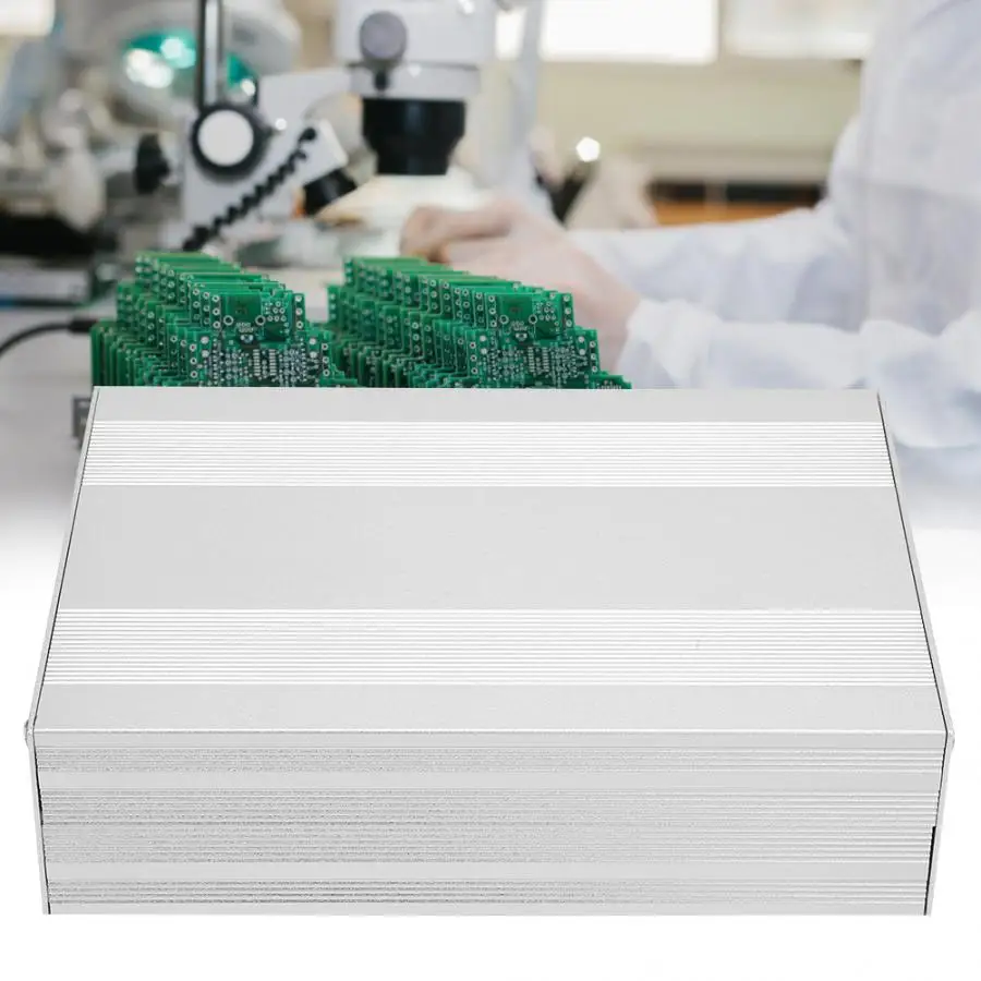 Экструдированные алюминиевые корпуса PCB инструмент электронный проект чехол