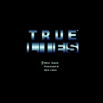 

True Lies NTSC Version 16 Bit 46 Pin Big Gray Game Card For USA Game Players